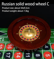 Roulette russe en bois massif de haute qualité de la marque JIAYI, roue en bois de qualité casino, grande taille, roulette européenne à un seul 0