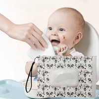 Sac de rangement personnalisé en EVA pour lingettes humides avec logo mignon, sac en PEVA pour serviettes hygiéniques, usage domestique, recyclable, fermeture éclair supérieure, gravure