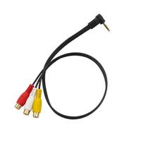 OME Usine 3.5mm audio jack mâle à 3 RCA Femelle Jack Adaptateur Splitter Audio Câble pour AV TV