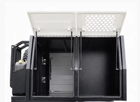 Caisse de transport multi-usages en alliage d'aluminium étanche pour pick-up, montage sur châssis, 3 portes, pour Hilux Ranger
