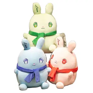2024 Cute rabbit hand warmer stuffed rabbit throw pillow stuffed toy rabbits plush toy hand warmer for girls
