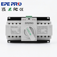 EPEPRO 32A 63A 4P Commutateur de transfert automatique ATS Contrôleur de double alimentation AC400V Commutateur de commutation triphasé