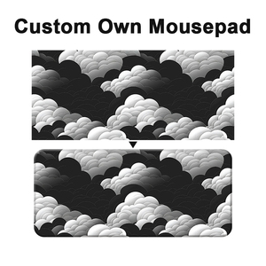 Grand tapis de bureau de jeu en néoprène 900x400 personnalisé, nuage statique et épais, dessin animé, logo personnalisé pour les joueurs - Product Image 3