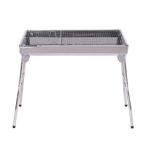 Barbecue en acier Grilles <span class=keywords><strong>à</strong></span> charbon de <span class=keywords><strong>bois</strong></span> Pliant Portable Extérieur Espace de Noël Valentine Fête de <span class=keywords><strong>bébé</strong></span> Cadeaux d'Halloween Bière chinoise - Product Image 4