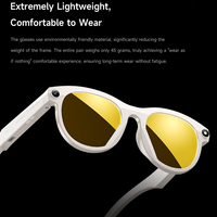 SENBONO M88 Lunettes Intelligentes IA Élégantes Légères Confortables avec Kit Piéton sans Fil, Lecture Audio et Appareil Photo