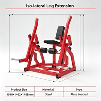 Appareil d'extension des jambes isolalettes à charge libre pour salle de sport commerciale et usage domestique, station indépendante pour l'entraînement des quadriceps, en acier robuste