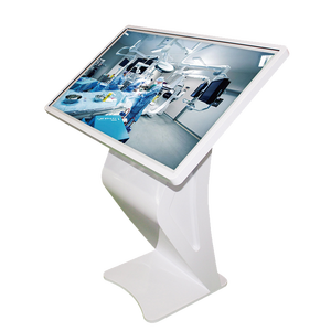 Veto Lcd 32-65 Inches Self Service Floor Standing Digital Advertising Display Interactive <b>Touch</b> <b>Screen</b> Kiosk for Bank Hotel Mall - Product Image 1