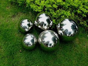 Außen landschaft Edelstahl kugel skulptur Modernes Design Großer Edelstahl-Garten ball - Product Image 4