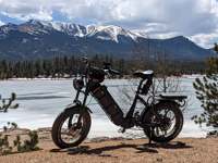 Vélo Électrique Hybride Eahora Juliet, Moteur Personnalisé, 52V 60Ah, Pneus Larges, Vélo Cargo Urbain, Entrepôt UE
