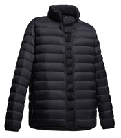 Veste en duvet pour homme à col montant avec rembourrage léger et chaud, disponible en cinq couleurs classiques et design personnalisable