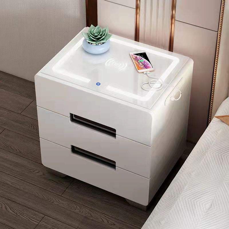 wireless charging + USB + speaker + fingerprint lock