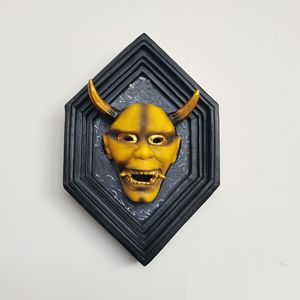 Pendentif Masque en Résine Halloween Blanc Rouge Bleu Violet Jaune Décoration Effrayante pour Fête 18+ Ans - Product Image 3