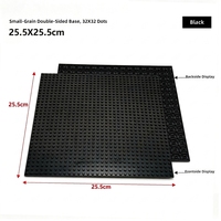 Juego de Bloques de Construcción de Base Doble de 32*32 Piezas, Compatible con las Principales Marcas