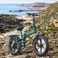 Vélo électrique pliable de 20 pouces avec porte-bagages arrière en alliage d'aluminium pour adultes, 750W, batterie au lithium, pneus larges amortisseurs, écran LCD, 48V