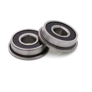 F63800ZZ Flanged Bearing 10x19x7mm Long Life Oil Lubricated Chrome Steel <b>Micro</b> Small Flange Bearing - Product Image 2