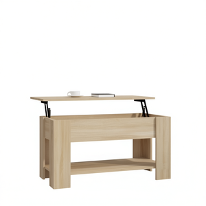 Tavolino da Caffè in Legno Ingegnerizzato Rovere Sonoma 39.8x19.3x20.5 Pollici, Design Moderno, Estensibile, Arredamento per Soggiorno - Product Image 1