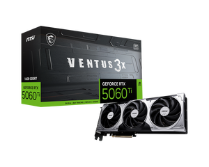 Mejor Precio GeForce RTX5060 Ti 16G VENTUS 3X OC Tarjeta Gráfica para Juegos GDDR7 128-bit 28 Gbps GeForce RTX5060 Ti 16G VENTUS 3X OC - Product Image 5