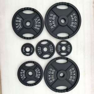 50mm Vierarm-Gegengewicht aus Gusseisen für Krafttraining im Fitnessstudio mit Zwei Griffen Standardplatte für Workout - Product Image 1