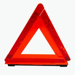 Signal de circulation de sécurité routière arrêt de route rouge panneaux routiers de triangle rouge - Product Image 2