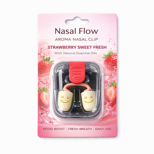 Clip Nasal de Silicona Portátil con Aroma a Menta y Uva, Inhalador Nasal Refrescante, Clip con Aroma Nasal Personalizado de Marca Privada OEM - Product Image 5