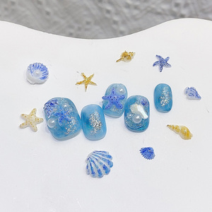 Moule en silicone TSZS en gros, motifs fleurs et océan, pour nail art, outil de bricolage fait main, moules de sculpture 3D pour manucure - Product Image 3