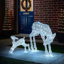 Outdoor Giant Christmas Reindeer With Led Light Waterproof Moving Reindeer Christmas Moving Reindeer