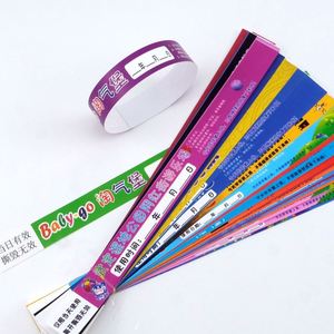 Pulseras de Papel Tyvek Desechables al por Mayor para Entradas y Eventos, Pulseras Impermeables con Números de Serie, Logotipo y Color Personalizados - Product Image 2