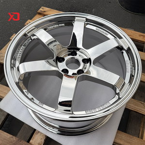 ล้อฟอร์จชุบโครเมียมขัดเงา ขนาด <span class=keywords><strong>17</strong></span> 18 19 20 นิ้ว <span class=keywords><strong>Volk</strong></span> Racing Te37sl 5x112 5x114.3 5x120 สำหรับ Q50 Q60 G37 M340i Avalon - Product Image 1