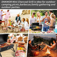 Nouveau réchaud de Camping Portable charbon de bois gril de table extérieur Barbecue fumeur