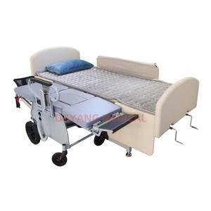 Многофункциональная больничная мебель: разборное электрическое кресло-коляска и регулируемая ручная больничная кровать для домов престарелых - Product Image 4