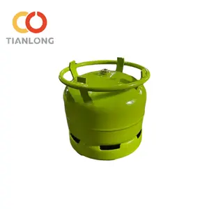 Hot Sale 6kg Round Steel Guard Lpg Gás Cilindro Para Cozinha/Camping