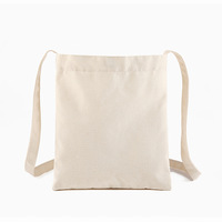 Tas Selempang Mini Kanvas Gaya Jepang, Bahan Katun, Tas Polos Dengan Penutup Magnet Untuk Wanita, Tersedia