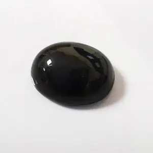 Best Quality Loose Gemstone Natural Black Onyx 9x11mm Cabochons