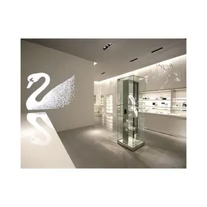 En kaliteli perakende mücevher Showroom tasarımları sayaç ekran takı mağazası İç tasarım