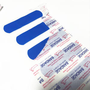 Pansements adhésifs bleus, 100 pièces, 72x19mm, bandes de plâtre flexibles imperméables pour usage en hôtel et par les chefs, détectables par les détecteurs de métaux - Product Image 4