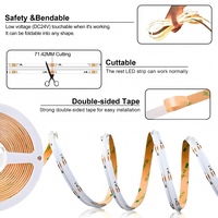 Bande LED COB haute densité 24V RGBW CRI 90 784 LED/m 19W/m IP20 Personnalisable Étanche IP65 IP67 IP68 Bande lumineuse LED