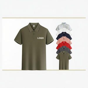 Chemises polo pour hommes OEM/ODM d'été, impression de <span class=keywords><strong>logo</strong></span> personnalisé, couleur et matière au choix, t-shirt unisexe à col rond, chemises polo pour hommes en gros - Product Image 3