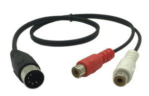 Cable Adaptador de Audio de 5 Pines DIN Macho a 2 RCA Hembra para Sistemas Electrofónicos <span class=keywords><strong>Bang</strong></span> & <span class=keywords><strong>Olufsen</strong></span>, Naim, Quad.Stereo, Nuevo - Product Image 4