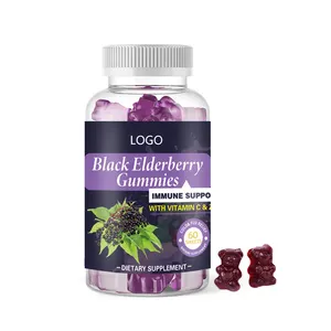 Immun verstärker Vitamin C Sambucol Black Elder berry Pectin Gummies mit Zink