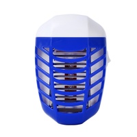Tueur de moustiques électrique à ondes lumineuses, silencieux, pour usage domestique, non toxique, en ABS, avec une portée de 41-60 cm