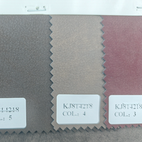 Tissu en cuir PU poli de 0,7 mm d'épaisseur, 300 GSM, marque KEJIA, fond TC, sans lavage, gaufré, anti-moisissure, résistant à l'abrasion, vente chaude