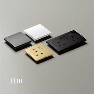 Presa USB Universale da Parete, Caricatore Elettrico, Stazione di Ricarica Impermeabile, <span class=keywords><strong>Smart</strong></span> Life, Stile Retrò, Nero/Oro/Bianco/Grigio/Verde - Product Image 1