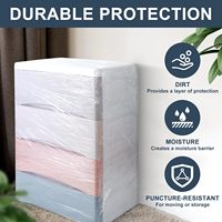 Rouleau d'emballage élastique PE industriel personnalisé Emballage de meubles de transport de palette de film plastique transparent