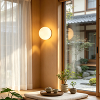 Lampe murale moderne en verre de style espagnol pour chambre, salon, couloir, escalier, avec fond artistique