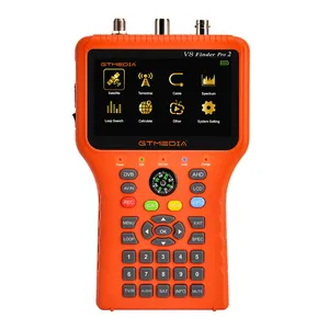 Neuester GTMedia V8 Finder Pro2 Satelliten empfänger Voll DVB-konformes HD Handheld Finder Combo Meter mit 9V Schnell ladung