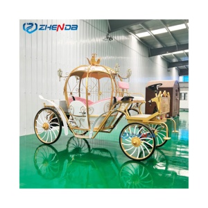 Calèche de Noël en forme de citrouille, calèche de mariage, calèche de luxe à la mode, calèche électrique Victoria en forme de citrouille - Product Image 1