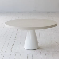 Nordic Modern White Wood Wohnzimmer tisch Wabi Sabi Style Dining Wohn möbel Coffee End Side Möbel Set MDF Material