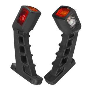 Prezzo di fabbrica led side marker light outline end marker lampada di ingombro luce di posizione laterale posteriore anteriore 24V per camion rimorchio