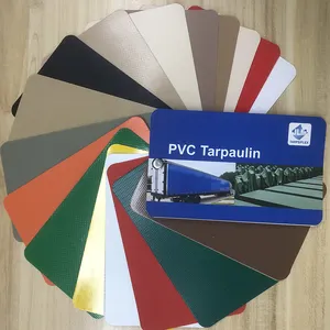 JLM 0.5mm 0.6mm 0.7mm 0.9mm kalınlığında Polyester kumaş PVC kaplı branda