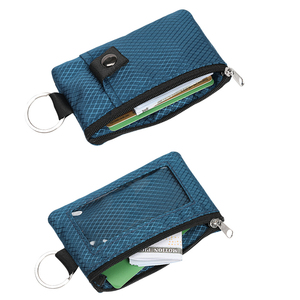 Badge Holder With ID Window Small <b>Wallet</b> Waterproof Anti-Theft Travel Keychain <b>Wallet</b> Men Women Slim <b>Zip</b> Card Lanyard <b>Wallet</b> - Product Image 4